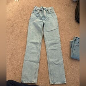 Abercrombie & Fitch Light Blue Straight Leg Jeans